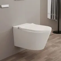 sanitary brands gmbh Kronenbach Tube Dusch-WC mit WC-Sitz Weiß