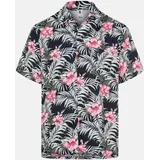 Brax Kurzarmhemd Floral Lila XXL