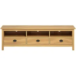 vidaXL TV-Schrank Hill Range Honigbraun 158x40x47 cm Kiefer Massivholz