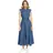 Cartoon Jeanskleid Midi Blau 42