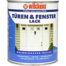 Wilckens Tür- und Fensterlack Weiß hochglänzend 0,75 l