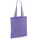 Westford Mill Baumwoll Tragetasche Violet 38 x 42 cm