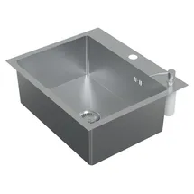 Hago Einbauspüle 55 x 45 cm Edelstahl Silber