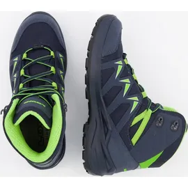 Lowa Innox Pro GTX Junior (Synthetik/Textil, wasserdicht) 2024 stahlblau/limegrün Kinder