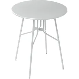Beliani Gartentisch Ø 64 x 76 cm Grau