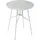 Beliani Gartentisch Ø 64 x 76 cm Grau