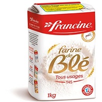 Francine Farine de Ble Tous Usages T45 Weizenmehl, 2 x 1 kg