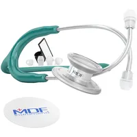 MDF Instruments MD One Epoch Leichtes Titan-Stethoskop, für Erwachsene,mit kostenlose Ersatzteilegarantie MDF777T04 (Marineblau/Silbern)