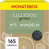 LILLYDOO green umweltschonende Windeln, Größe 3 (6-10 kg), Monatsbox (165 Windeln)