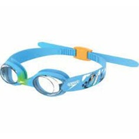 Speedo Unisex Kinder Infant Illusion Schwimmbrille, Azure/Fluo Grün/Fluo Orange,