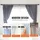 Vevor Gardinenstangen Innenlauf 2-Läufig, 92-183 cm Gardinenstangen Verstellbar mit Abgerundetem Kugelkopf & Halterungen - Dekorative Fenster für Wohnzimmer Schlafzimmer Fenster/Schwarz