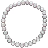 VIVANCE Armband Süßwasserzuchtperlen lavendel 6mm lila 18cm