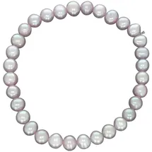 VIVANCE Armband Süßwasserzuchtperlen lavendel 6mm lila 18cm