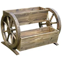 Hti-Living Blumenkasten Sommerset 70 x 48 x 50 cm Braun