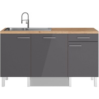 OPTIFIT Küche »Lilly«, Breite 160 cm, wahlweise mit E-Geräten schwarz