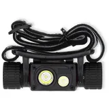 Nedis LED Stirnlampe Schwarz