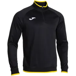 JOMA Combi Premium 1/4-Zip Sweatshirt Kinder 109 - schwarz/gelb 140
