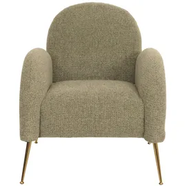 Mendler Lounge-Sessel HWC-N69 Chenille 74 x 88 x 74 cm hellgrün