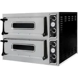 HENDI Pizzaofen Basic 44, 2 Kammern: 400 9400 975x924x(H)745