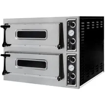 HENDI Pizzaofen Basic 44, 2 Kammern: 400 9400 975x924x(H)745