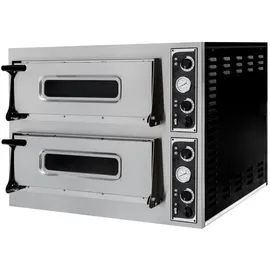 HENDI Pizzaofen Basic 44, 2 Kammern: 400 9400 975x924x(H)745