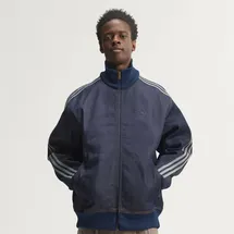 adidas Firebird Adicolor Raw Denim Track Top blau XL