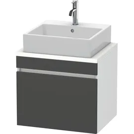 Duravit Waschtischunterschrank 1 Auszug 60 x 47,8 cm Graphit Matt/Weiß Matt