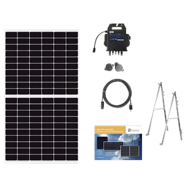 OSNATECH Mini-PV-Set Premium Starter 600 Glas 385W-1 "Balkonkraftwerk" Balkon-Solaranlage