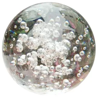 YSoutstripdu Transparente Kugel Faux Kristallkugel Wasser Brunnen Bubble Ball Feng Shui Glaskugeln 50mm