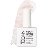 Mylee MYGEL No Wipe Top Coat Gel-Nagellack 15 ml Heart Confetti