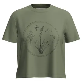 Icebreaker Merino 150 Tech Lite Crop Tee Lichen S