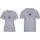 Converse T-Shirt "UNISEX CONVERSE GO-TO ALL STAR PATCH LOGO STANDARD FIT T-SHIRT", Damen, Gr. M, grau, Single Jersey, Obermaterial: 100% Baumwolle, meliert, unifarben, Rundhals, eingesetzt normaler Saum, Shirts T-Shirt