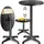 CASARIA Stehtisch klappbar höhenverstellbar 70/115 x 60 cm Schwarz