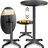 CASARIA Stehtisch klappbar höhenverstellbar 70/115 x 60 cm Schwarz