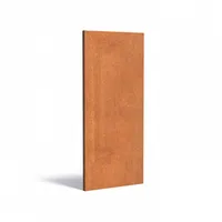 Adezz Sichtschutzpaneel 80 x 180 cm Braun Stahl