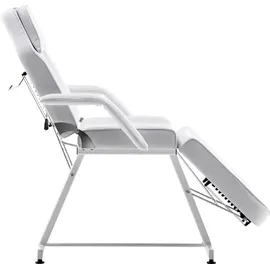 Barberpub Kosmetikliege Therapieliege Massageliege Tattooliege Kosmetikstuhl Schönheitsausrüstung 0015W (Weiß)