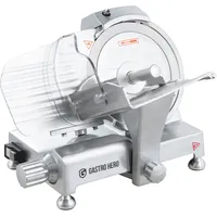 GastroHero Aufschnittmaschine ASM 220 Silber
