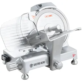 GastroHero Aufschnittmaschine ASM 220 Silber