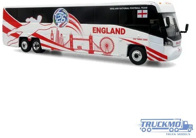 Iconic Replicas World Cup England National Team MCI D4520 Coach Bus IR-0724