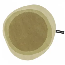 nanimarquina - Layers Teppich, Ø 80 cm, grün (Exklusive Edition)