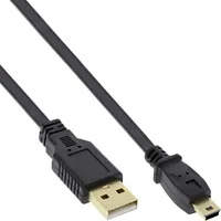 InLine ® Mini-USB 2.0 Flachkabel, USB A Stecker an
