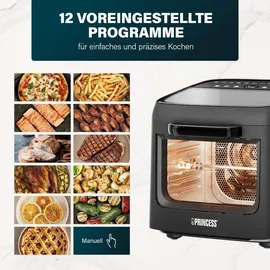 Princess Heißluft-Fritteuse 01.182494.01.001 schwarz