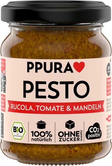 PPURA Pesto Rucola Tomate & Mandeln bio