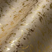 A.S. Création Textiltapete Metallic Silk 0,53 m x 10 m 306602 Beige/Gold