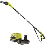 RYOBI 18 V ONE+ Akku-Hochentaster RPP182020 Schwertlänge 20 cm, Kettengeschwindigkeit 5,5 m/s, inkl. 2,0 Ah Akku und Ladegerät