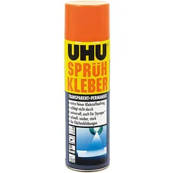 UHU permanent + transparent Sprühkleber 500,0 ml