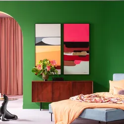 Kare Design Bild mit Rahmen »Gerahmtes Bild Abstract Shapes« Kare Design pink