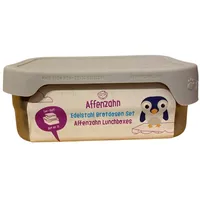 Affenzahn AFZ-LBX-001-029 Edelstahl Brotdosen Set Koala, silber grau