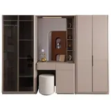 JV Möbel Kleiderschrank 62 x 215 x 255 cm Beige