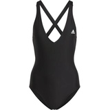 adidas Damen Badeanzug 3-Streifen, BLACK/WHITE, 40